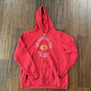 Red San Francisco 49ers Hoodie
